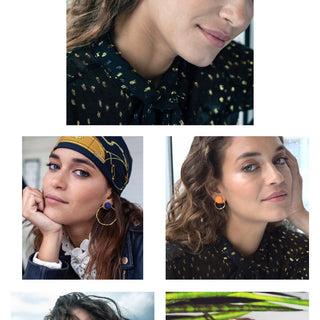 Mix and match Mini Lolita Earrings & Linda Hoop Earrings